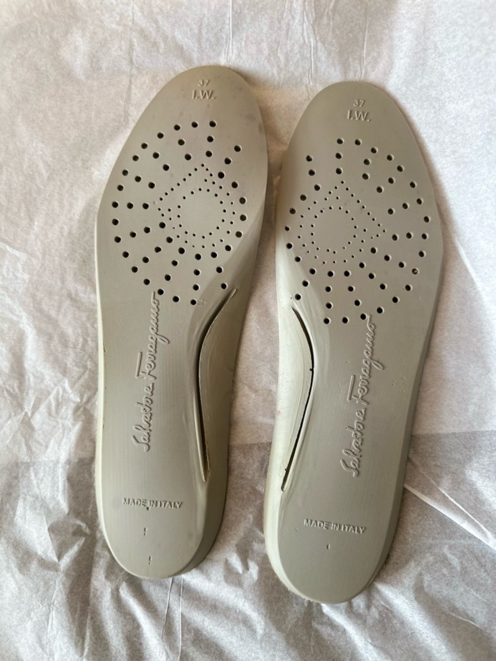 Salvatore Ferragamo Lace-Up Tennis Flats - Picture 12 of 16